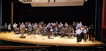 Participants of the RJO's Jazz in the Schools program, February 2020.
